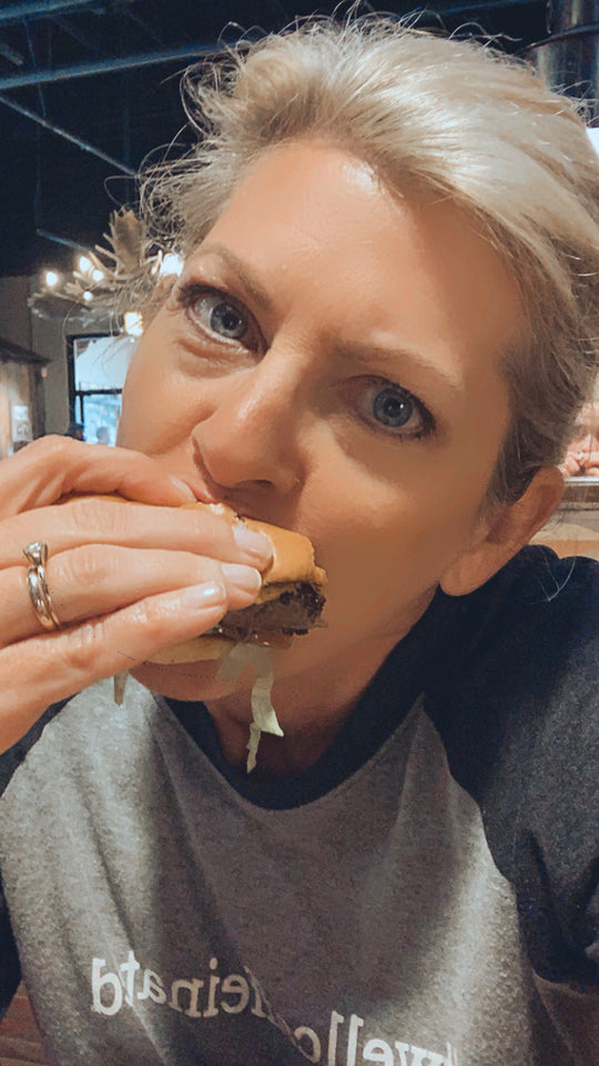 Eat the cheesecake. And the burger.